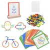 Comzantor Montessori Toy from 3 Years, 120 Pieces Puzzle Sticks