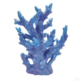 Etlemonde Beach Coastal Decor Coral Reef Home Decor Coral Statue Sculpture Home,Desk,Bathroom,Desktop Shelf Statue,Marine Themed Gifts (Gradual Blue Coral)