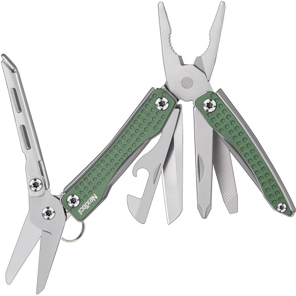 Nextool EDC Keychain Multitool, 10 in 1 Mini Pocket Knife