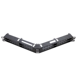 Panduit QAPP48HDBL Angled High-Density 48-Port Patch Panel