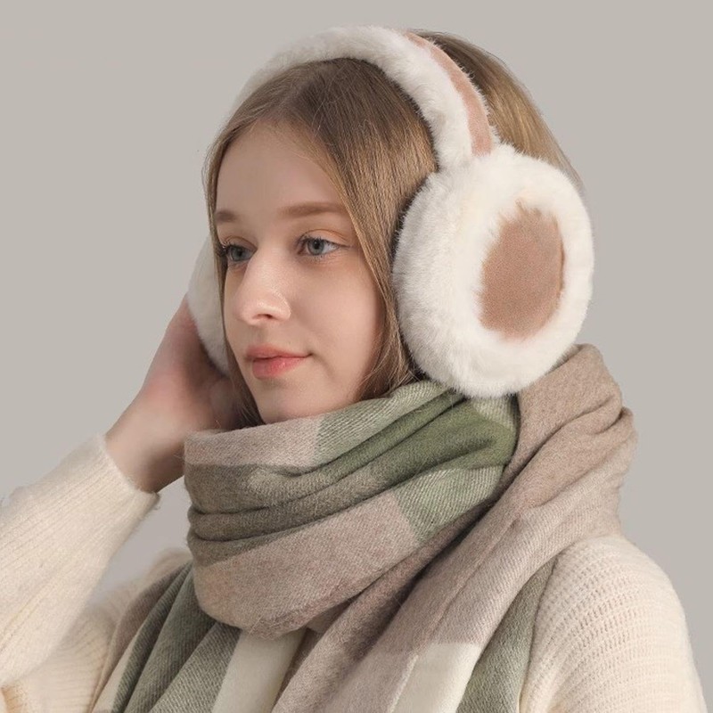Pack of 1 Plush Earmuffs, Anti-Cold Earmuffs, Plush Ear Warmers