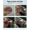 4Pcs Stove Knobs W11517331 Fit for Whirlpool Gas Ranges WEC310S0LS0