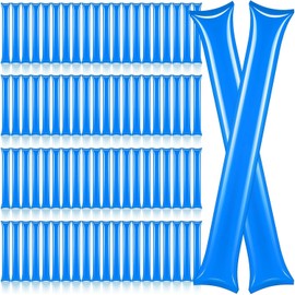 80 PCS Thickened Bam Bam Thunder Sticks, Inflatable Cheering Sticks for Sports Cheering Dance Party Basketball Football Noisemakers