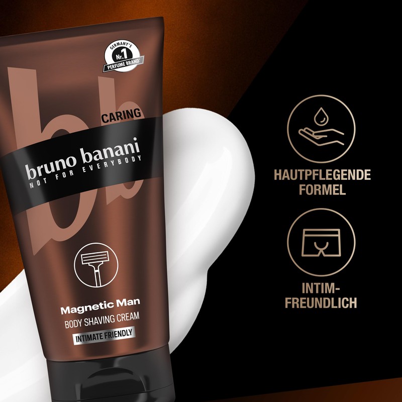 bruno banani Body Shaving Cream Magnetic Man 3-in-1 Shaving Cream