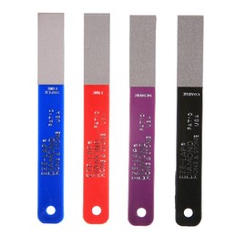 EZE-LAP L PAK4 Set SF/F/M/C Color Coded Diamond Hones, Blue