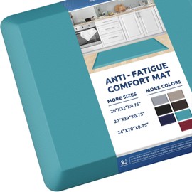 KitchenClouds KitchenClouds Kitchen Mat Cushioned Anti Fatigue Rug 24"x70" Waterproof, Non Slip, Standing and Comfort Desk/Floor Mats for House Sink Office (Green)