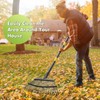 INFLATION Garden Rake for Leaves Heavy Duty Women Men Grandpas