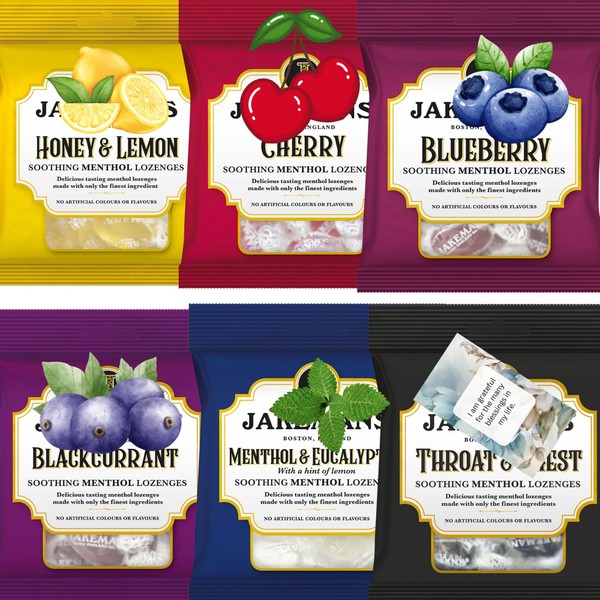 Throat & Chest Soothing with Cherry, Menthol & Eucalyptus, Honey