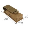 Estuchelandia Funda Tactica De Cinturón Para Linterna Cuchillo Cartucho