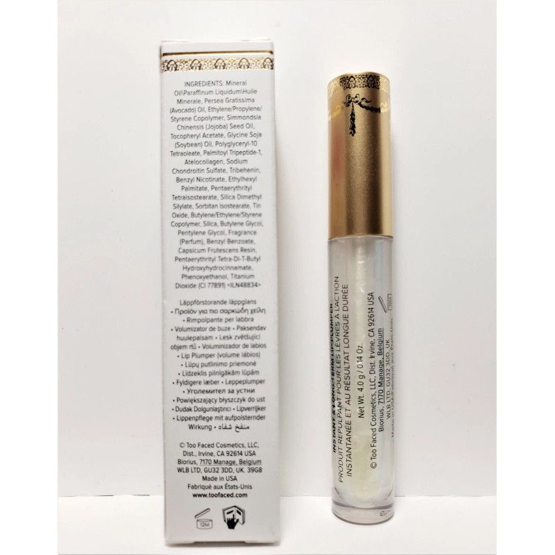 Too Faced Lip Injection Extreme Lip Plumper in Clear Full