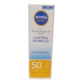 Protector Solar 50 Nivea Control Brillo