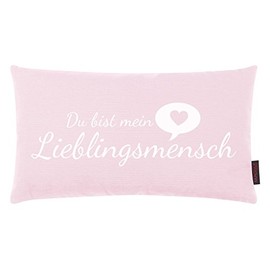 Magma Heimtex “Lieblingsmensch” Favourite Person Cushion 30 x 50 cm Made in Germany, 30x50cm