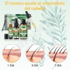 Set Aceite Romero Joveeco Crecimiento Cabello Pestañas Cejas