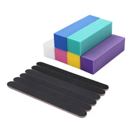 Healeved Long Lasting Nail Files Set 13pcs Nail Buffer Polisher Sanding Tool Fingernail Art Kit Suitable for Acrylic Natural