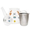 Space Joy 8644008MS Miffy Pot, Heat-resistant Glass, Transparent, 16.9 fl