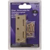 Hardware Essentials 852589 Light Narrow Door Hinges and Fixed Pin