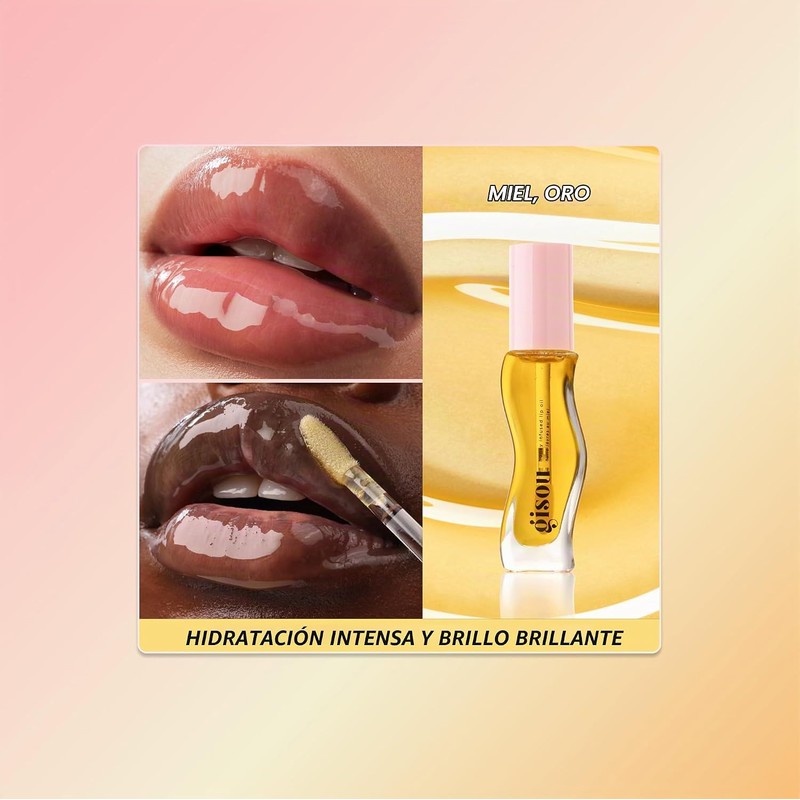 Honey infused Lip Oil (Honey gold, Pequeño)