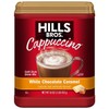 Hills Bros Instant White Chocolate Caramel Decadent Cappuccino 16 Ounce