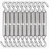 TooTaci 10PCS M6 Turnbuckle 304 Stainless Steel Turnbuckle Hook and