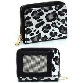 Fashion World Fashion Accordion Bi-fold Wallet - COLOR: SNOW LEOPARD, SIZE: one