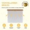 HOME PALETTE Extra Large Bread Box for Kitchen Countertop Corner