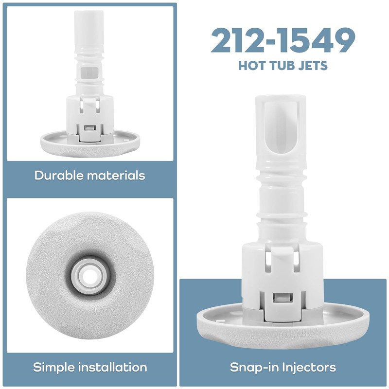 Showingo 2'' Spa Hot Tub Jets Compatible with Cluster Storm