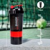 XTKS Shaker Bottle,16oz Protein Shaker Bottles with Mixing Ball, 3