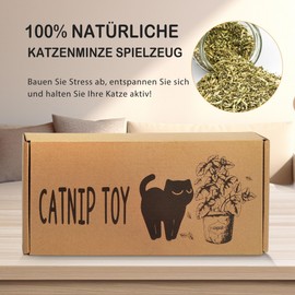 Fida Cat Toys - Set of 3 100% Natural Catnip, Soft Kitten Toy for Cuddling, Kicking and Biting (Fish Design)