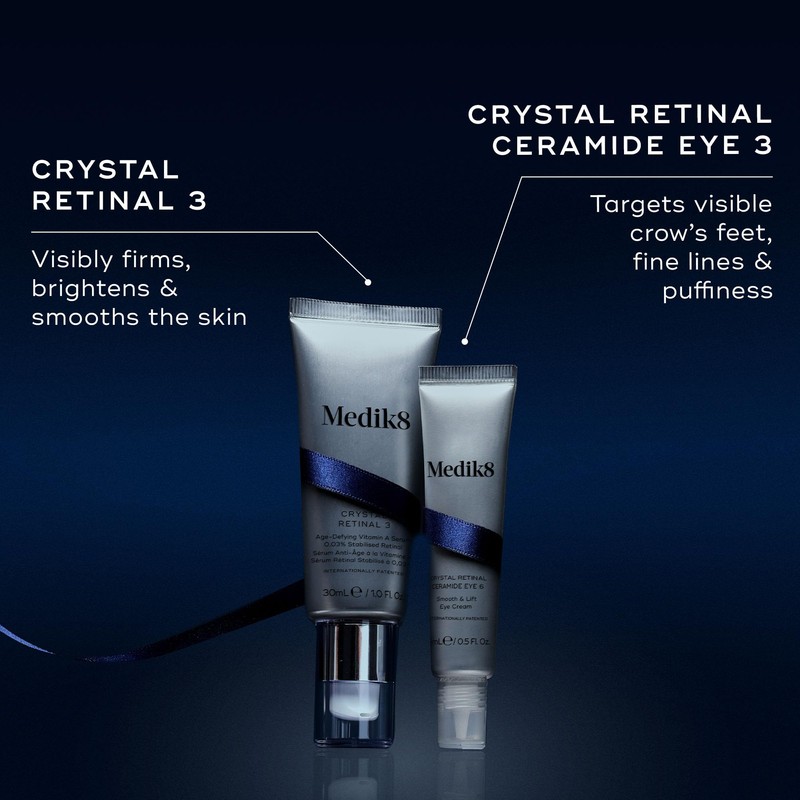 Medik8 Retinal Recharge, Age-Defying Face & Under Eye Duo