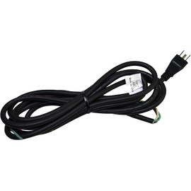 HQRP 10ft AC Power Cord + Cord Protector Strain Relief for Makita 664630-7 9237C 9227CY 9227C Sander Polisher, PV7001C Vertical Polisher, 9820-2 Blade Sharpener, 906H 9300 Grinder Mains Cable Repair