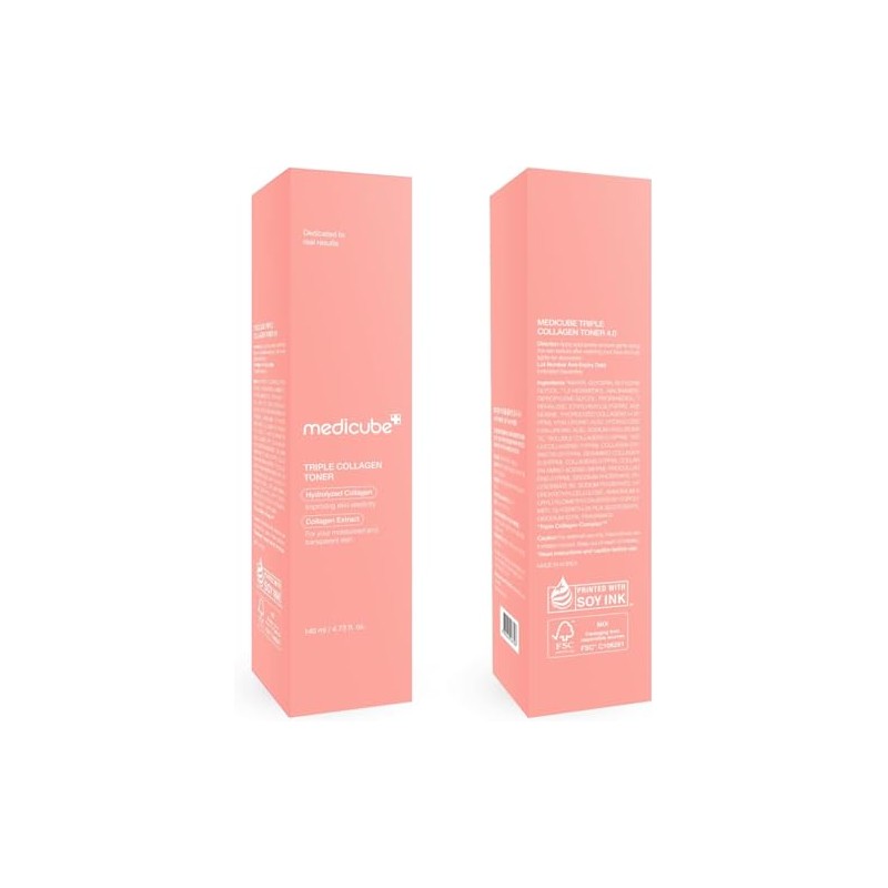Medicube TRIPLE COLLAGEN Toner 4.0, 140 ml - Facial Toner