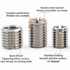 10Pcs Threaded Insert M8 X 1.25 Female and M10 X