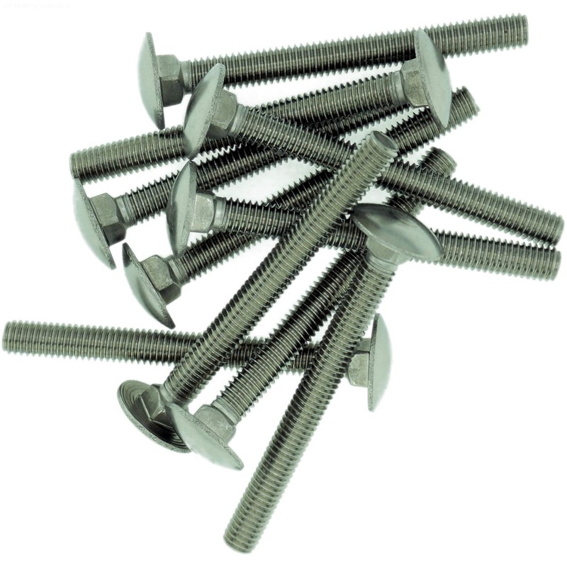 M8 (8mm x 40mm) Cup Square Carriage Bolt (Fully Threaded)