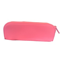 Silva lining designing pencil pouch pencil case silicone pencil case (Pencil case Blank-Pink)