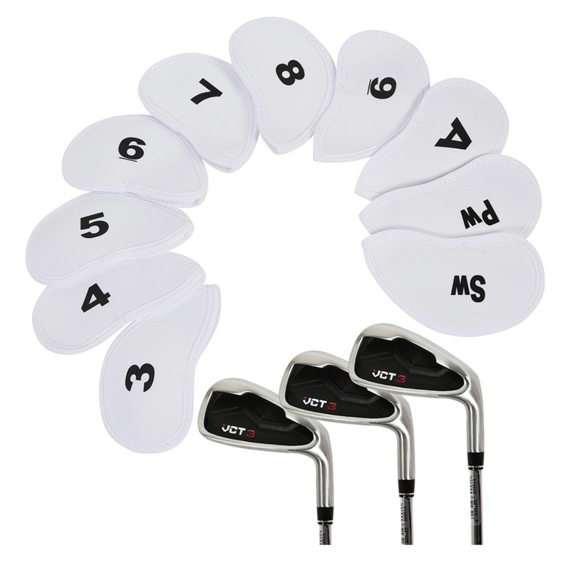 Golf Iron Covers Set of 10 with Counts Easy to