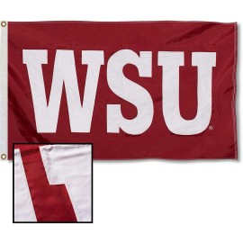Sewing Concepts Washington State Cougars 3' x 5' Applique Flag - WSU