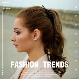 GGUFAY Groß Bananen Haarspange, Vintage Bananenspange, Pferdeschwanz Haarklammer, Banana Clip Dickes Haar, für Thick Hair, Damen und Mädchen, 4 Stück in 2 Ausführungen