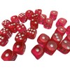 10 X 12MM TRANSLUCENT DICE (PINK)