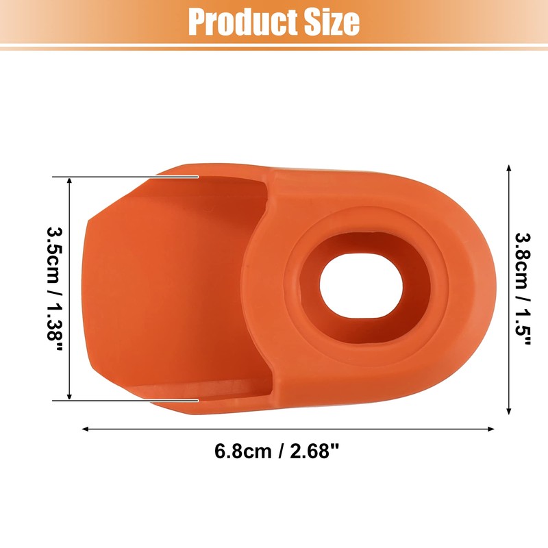 X AUTOHAUX 2pcs Soft Plastic Bicycle Cycling Crank Boot Protectors