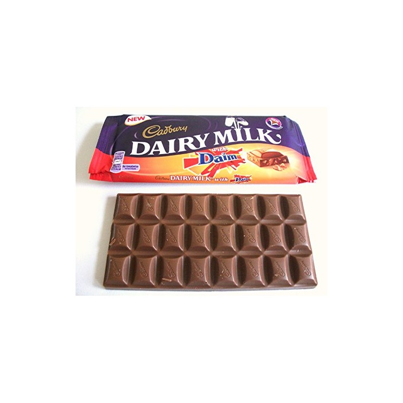 Cadbury Dairy Milk With Daim Chocolate Bar
