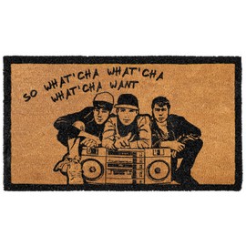 MAINEVENT What'cha Want Door Mat 30x17 Inch, Beasty Boys Welcome Mat, Beasty Boys Door Mat, So Whatchawant Doormat, So Whatchawhatcha Want Doormat, So Whatchawhatcha Whatchawant Rug Outdoor