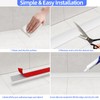 39 Inch Shower Threshold Water Dam Barrier,Silicone Shower Door Bottom
