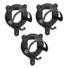 PFIFF 001109 Bridle Holder with Additional Hooks, Powder-Coated Metal, Black,