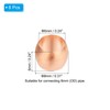PATIKIL 6mm Tube OD Compression Sleeves Ferrules, 6pcs Copper Ferrule