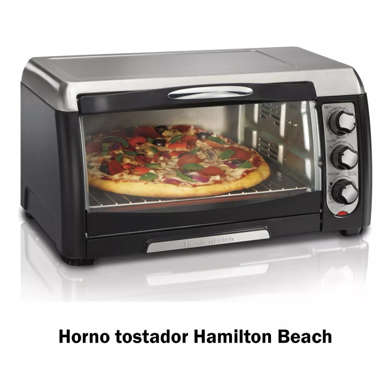Proctor Silex Horno Tostador Ps 6 Rebanadas Negro Con Acero