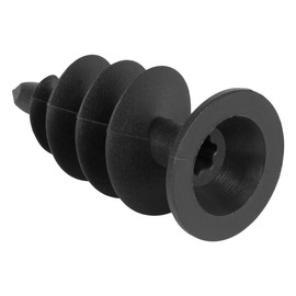 Pack of 50 Plastic Mounting Dowels with Threaded Spiral for Nub Sheet and Cover Profile Base Wall Protection + Torx TX40