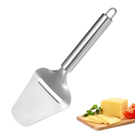 Giantree Stainless Steel Cheese Slicer, Multi-Functional Cheese Slicer for All Types of Cheese, Silver Non-Stick Cheese Shaver for Kitchen Cooking