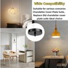 Uiivup 2 Pack Pendant Light Kit Ceiling Canopy Cover Plate