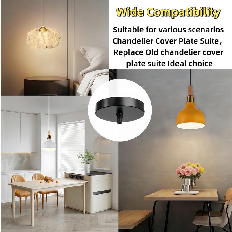 Uiivup 2 Pack Pendant Light Kit Ceiling Canopy Cover Plate