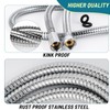 Shower Hose Extra Long 79 Inch, Stainless Steel Handheld Shower
